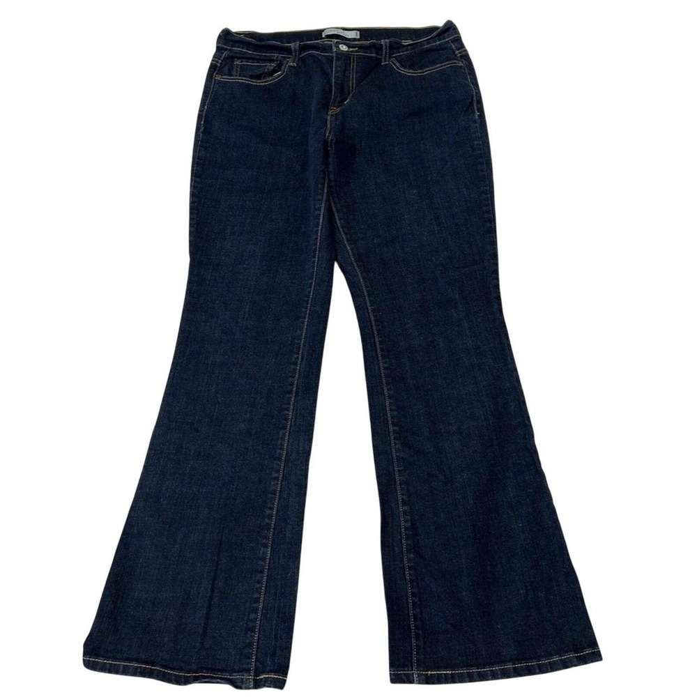 Levi Strauss 515 Women's Bootcut Jeans Size 12 Dark Wash Western Y2K Denim